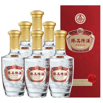 89.五粮液 臻品陈酒珍酿 整箱装 ,商城价348.00,FJL 五粮液股份 臻品陈酒 珍酿 500ml6瓶整箱装 52度浓香型白酒 高度纯粮食酒水