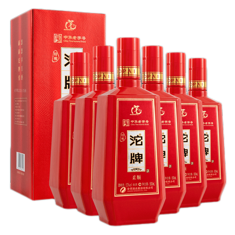 131.沱牌 特酿柔顺,商城价205.00,沱牌舍得 沱牌白酒 沱牌特酿 柔顺 52度 500ml6瓶 整箱装