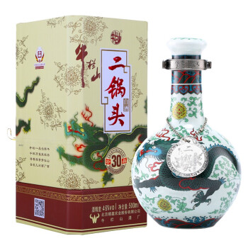 449.牛栏山珍品三十年 46度（青龙）,商城价258.00,牛栏山二锅头 清香型白酒 46度珍品三十年30(青龙）500ml单瓶装