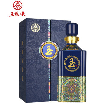 1181.五粮液 玉酒 宝石蓝,商城价1868.00,CXY 宜宾五粮液总厂出品 玉酒52度浓香型高度白酒收藏送礼自饮 宝石蓝555ml6瓶 整箱装