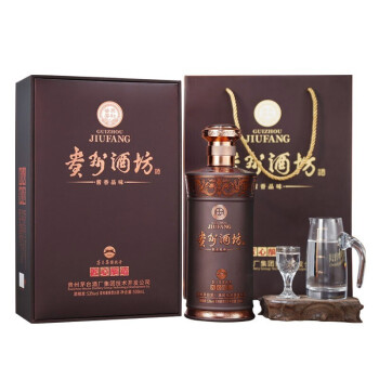 1233.贵州酒坊酱香品位,商城价251.00,茅台集团技开公司出品 贵州酒坊53度 高度酱香型白酒高端礼盒 酱香品味 500ml 单瓶装