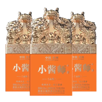 1419.小酱狮,商城价29.90,小酱狮品鉴 53度酱香白酒贵州酒 500ml1瓶